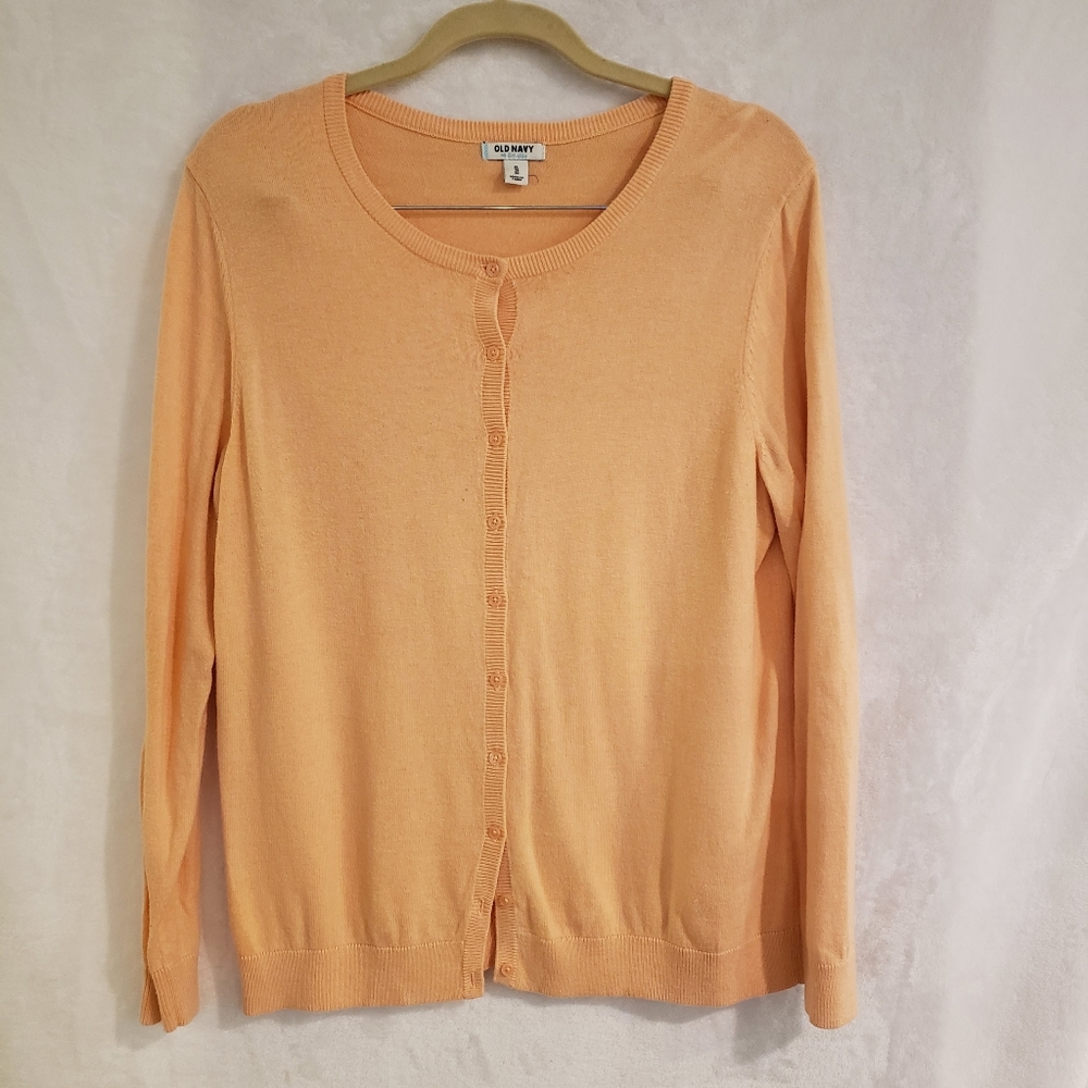 Old Navy Peach Cardigan XL